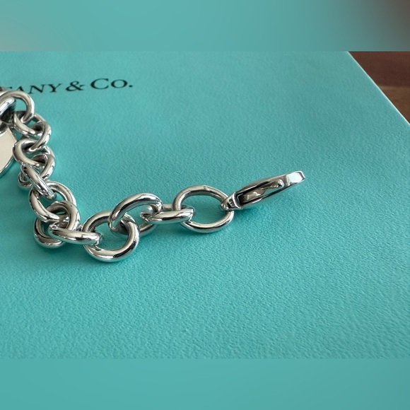 Tiffany&Co. Please Return To Oval Tag Modern Version Bracelet 7 1/4” - Picture 8 of 13